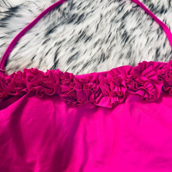 Longline Ruffled Bikini Top - Picture 2 of 4